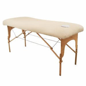 Drap-housse pour table de massage - Éponge - Beige