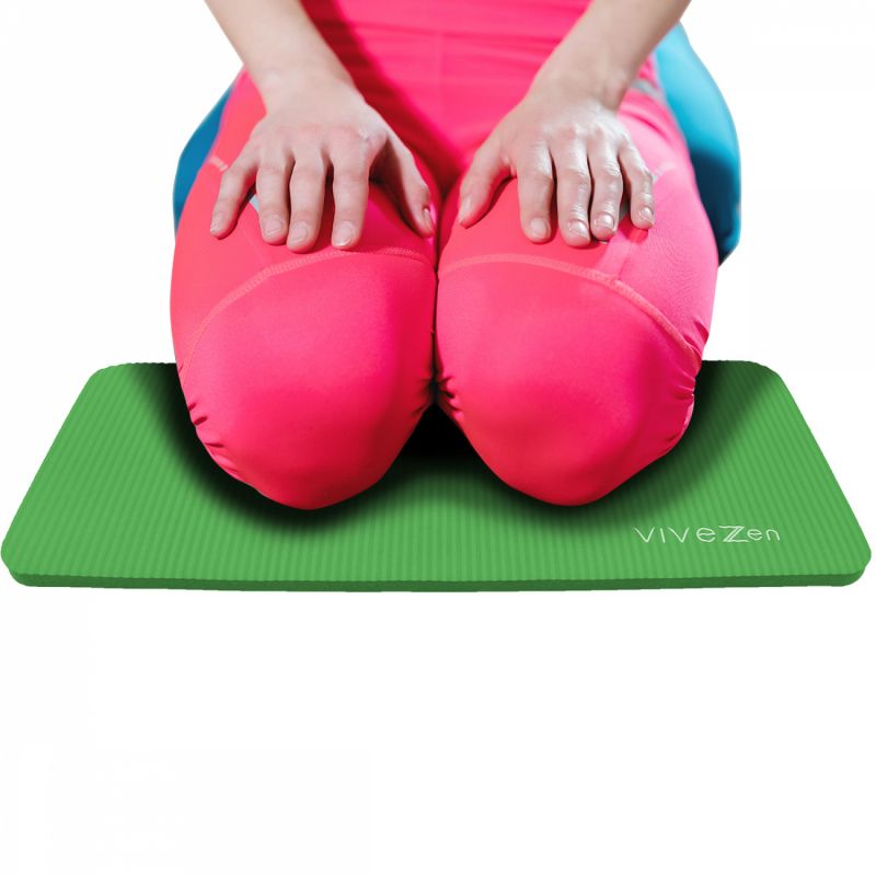 Tapis de yoga pour genoux - 60 x 25 cm - Vert